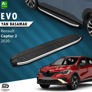 s-dizayn uyumlu Renault Captur 2 Evo Krom Yan Basamak 183 Cm 2020 Üzeri A+ Kalite modelleri DRS Tuning'de. Kaliteli malzeme, hızlı kargo ve güvenli alışverişle