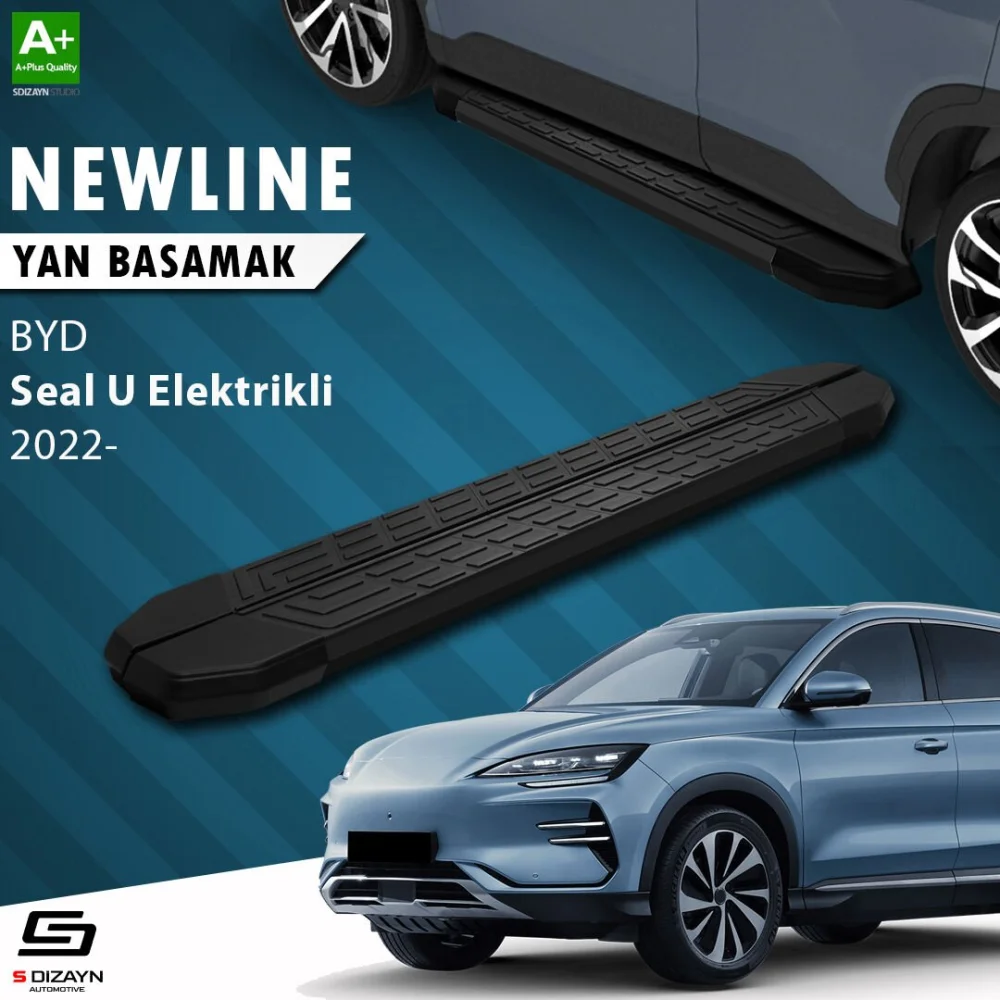 BYD Seal U Elektrikli NewLine Siyah Yan Basamak 193 Cm 2022 Üzeri A+ Kalite