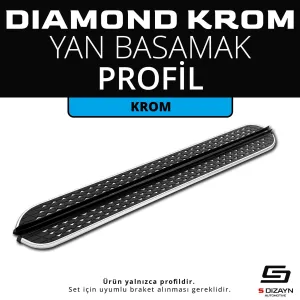 s-dizayn uyumlu Diamond Krom Yan Basamak Profil 253 Cm modelleri Oto Aksesuar Shop'de. Kaliteli malzeme, hızlı kargo ve güvenli alışverişle hemen inceleyin.