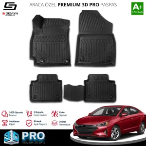 Hyundai Elantra 2020-Günümüz (CN7) uyumlu 3D Pro Havuzlu Paspas 2020 Üzeri A+ Kalite modelleri DRS Tuning'de. Kaliteli malzeme, hızlı kargo ve güvenli