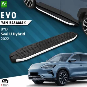 BYD Seal 2022-Günümüz (Seal) uyumlu U Hybrid Evo Aluminyum Yan Basamak 193 Cm 2022 Üzeri A+ Kalite modelleri DRS Tuning'de. Kaliteli malzeme, hızlı kargo ve