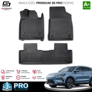 BYD Seal 2022-Günümüz (Seal) uyumlu U 3D Pro Havuzlu Paspas 2024 Üzeri A+ Kalite modelleri DRS Tuning'de. Kaliteli malzeme, hızlı kargo ve güvenli alışverişle