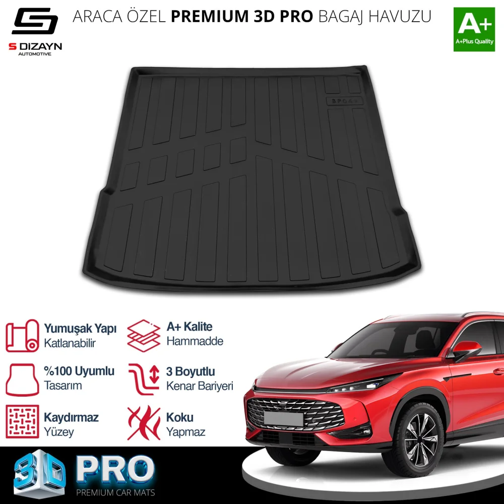 Drs Tuning MG HS Turbo Hybrid 3D Pro Bagaj Havuzu 2024 Üzeri A+ Kalite