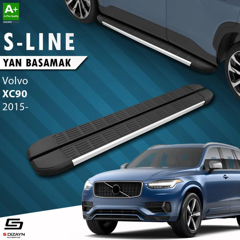 Volvo XC90 2 S-Line Aluminyum Yan Basamak 193 Cm 2015 Üzeri