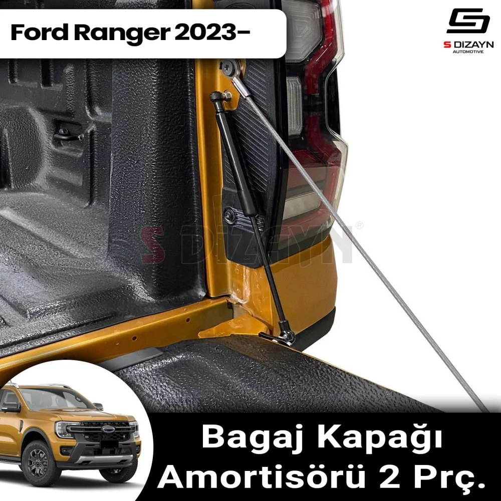Drs Tuning Ford Ranger 4 Bagaj Kapağı Amortisörü 2 Prç. 2023 Üzeri A+ Kalite