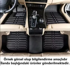 Chery Tiggo 8 Pro Uyumlu 2021 Sonrası 5D Havuzlu Karbon Dizayn Paspas Seti thumb 2