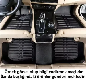 BMW 3 Serisi F30 Uyumlu 2013-2018 5D Havuzlu Karbon Dizayn Paspas Seti - Görsel 2