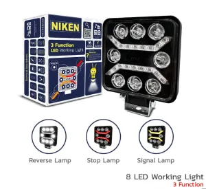 Niken uyumlu Çalışma Lambası Pro 8 Led 3 Fonksıyon Kare modelleri DRS Tuning'de. Kaliteli malzeme, hızlı kargo ve güvenli alışverişle hemen inceleyin.