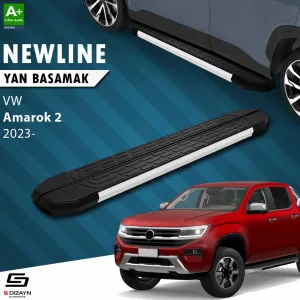 S-Dizayn VW Amarok 2 NewLine Aluminyum Yan Basamak 203 Cm 2023 Üzeri A+ Kalite thumb 1