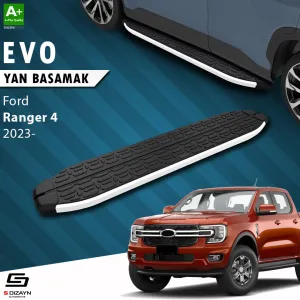 S-Dizayn Ford Ranger 4 Evo Aluminyum Yan Basamak 203 Cm 2023 Üzeri A+ Kalite thumb 1