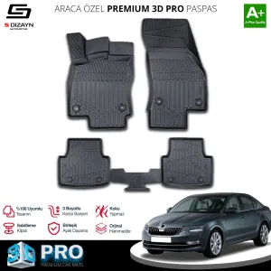 Skoda Octavia 2012-2020 (5E) uyumlu 3D Pro Havuzlu Paspas 2017-2020 A+ Kalite modelleri DRS Tuning'de. Kaliteli malzeme, hızlı kargo ve güvenli alışverişle