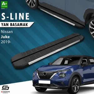 Nissan Juke 2019-Günümüz (F16) uyumlu 2 S-Line Krom Yan Basamak 173 Cm 2019 Üzeri A+ Kalite modelleri DRS Tuning'de. Kaliteli malzeme, hızlı kargo ve güvenli