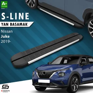Nissan Juke 2019-Günümüz (F16) uyumlu 2 S-Line Aluminyum Yan Basamak 173 Cm 2019 Üzeri A+ Kalite modelleri DRS Tuning'de. Kaliteli malzeme, hızlı kargo ve