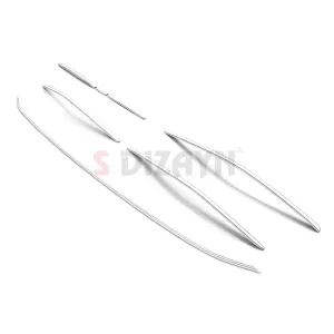 S-Dizayn VW Tiguan 3 Krom Ön Tampon Çıta Seti 7 Prç. 2024 Üzeri A+ Kalite thumb 3