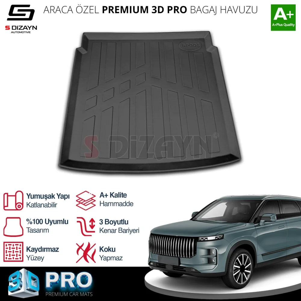 Drs Tuning Jaecoo J7 4x2 3D Pro Bagaj Havuzu 2024 Üzeri A+ Kalite