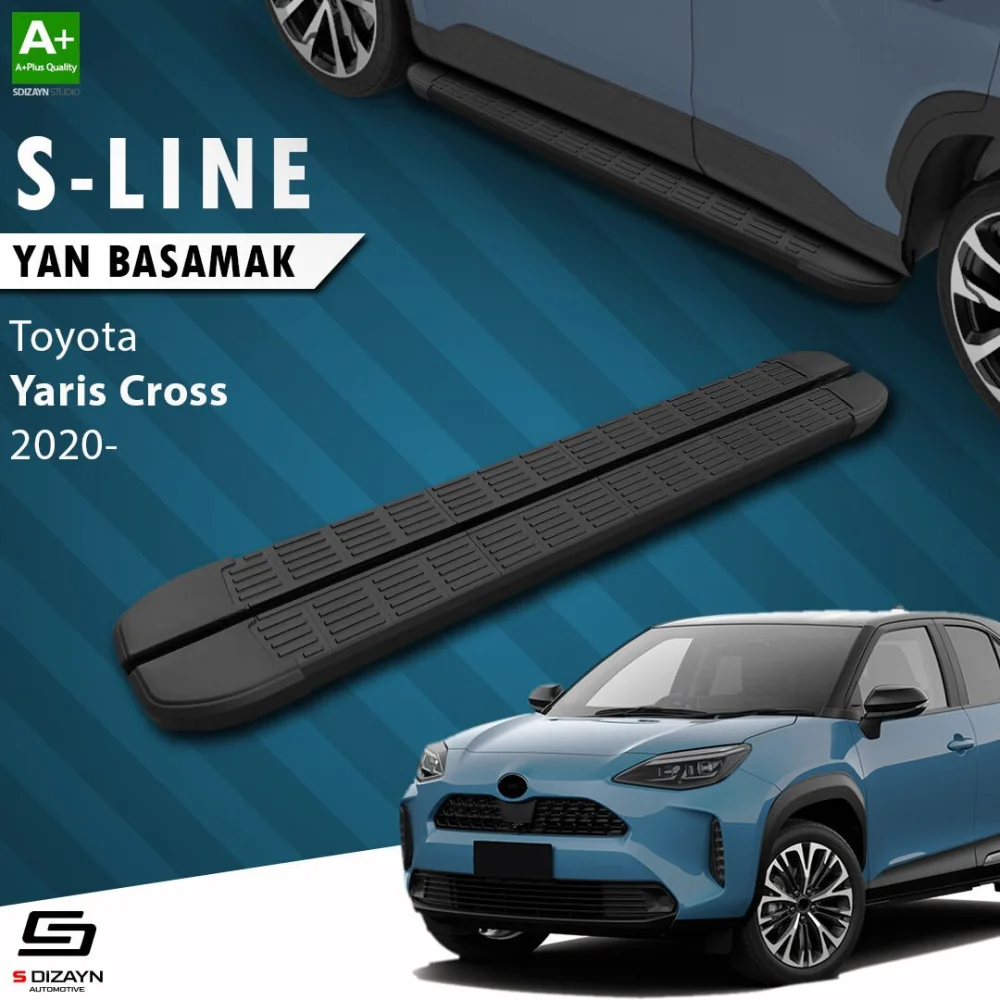 Toyota Yaris Cross S-Line Siyah Yan Basamak 173 Cm 2020 Üzeri A+ Kalite
