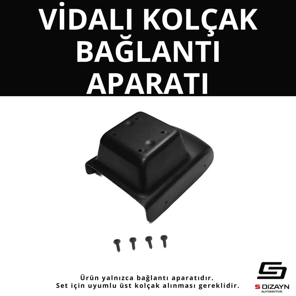 Drs Tuning Dacia Duster 2 ABS Vidalı Kol Dayama Kolçak Alt Adaptör 2018-2023 A+Kalite