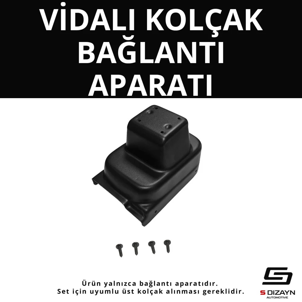 Drs Tuning Fiat 500L ABS Vidalı Kol Dayama Kolçak Alt Adaptör 2012 Üzeri A+Kalite