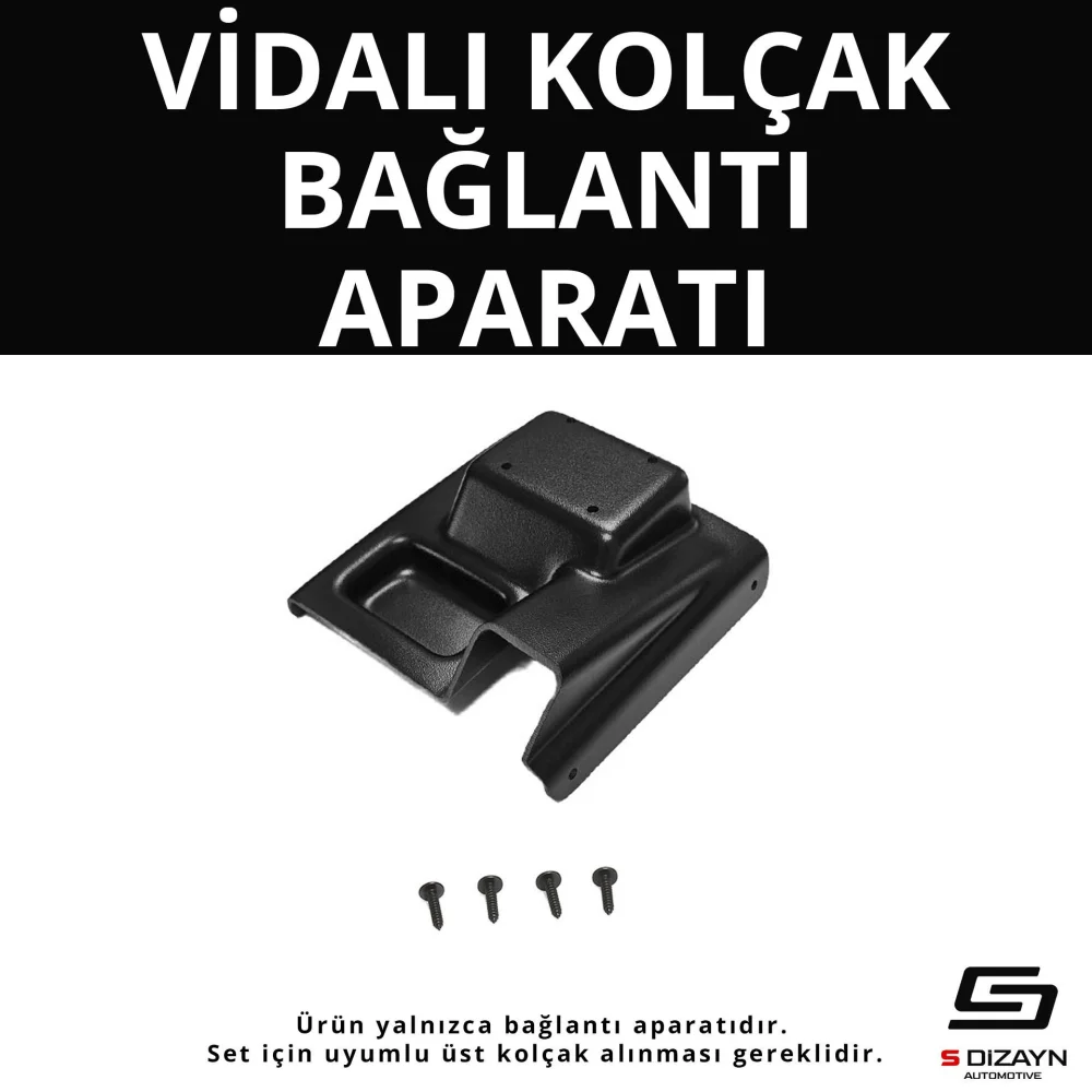 Drs Tuning VW Caddy 3 ABS Vidalı Kol Dayama Kolçak Alt Adaptör 2004-2015 A+Kalite