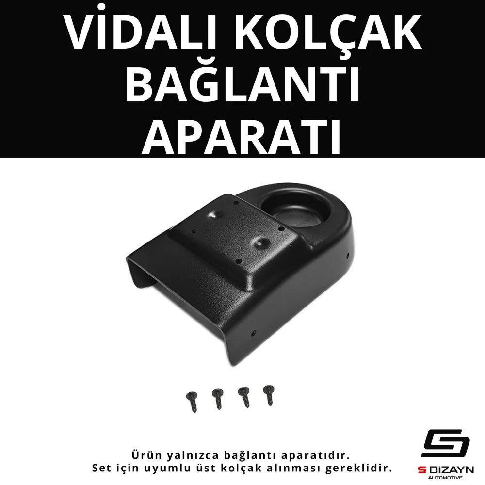 Drs Tuning Peugeot 207 ABS Vidalı Kol Dayama Kolçak Alt Adaptör 2006-2014 A+Kalite