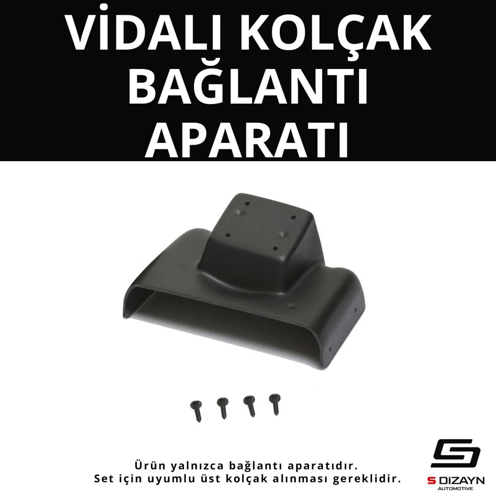Drs Tuning Ford Focus 3 ABS Vidalı Kol Dayama Kolçak Alt Adaptör 2011-2014 A+Kalite
