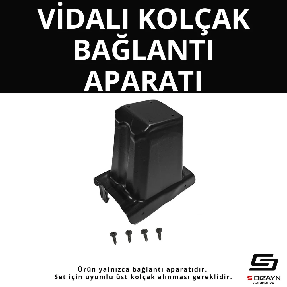 Drs Tuning Fiat Doblo ABS Vidalı Kol Dayama Kolçak Alt Adaptör 2015 Üzeri A+Kalite