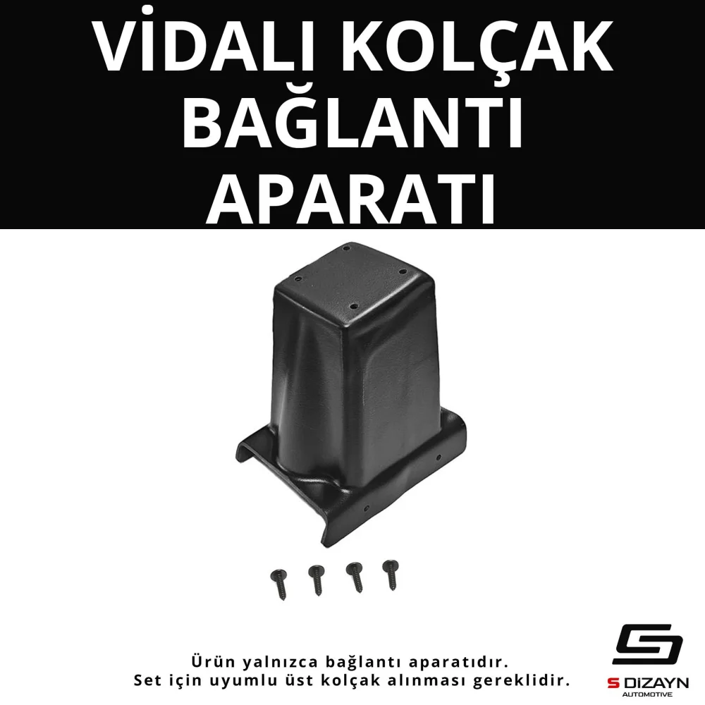 Drs Tuning Fiat Doblo ABS Vidalı Kol Dayama Kolçak Alt Adaptör 2010-2015 A+Kalite