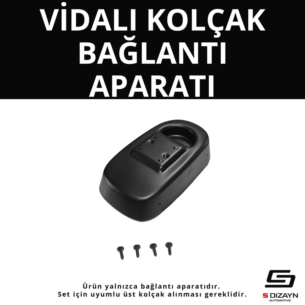 Drs Tuning Fiat 500X ABS Vidalı Kol Dayama Kolçak Alt Adaptör 2014 Üzeri A+Kalite