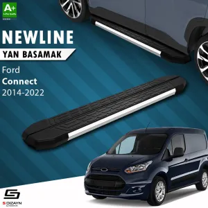 S-Dizayn Ford Connect 2 NewLine Krom Yan Basamak 183 Cm 2014-2023 A+ Kalite thumb 1