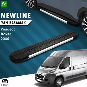 S-Dizayn Peugeot Boxer 3 Kısa Şase NewLine Krom Yan Basamak 203 Cm 2006 Üzeri A+ Kalite thumb 1