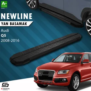 S-Dizayn Audi Q5 NewLine Siyah Yan Basamak 183 Cm 2008-2016 A+ Kalite thumb 1