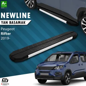 s-dizayn uyumlu Peugeot Rifter Uzun Şase NewLine Aluminyum Yan Basamak 213 Cm 2019 Üzeri A+ Kalite modelleri DRS Tuning'de. Kaliteli malzeme, hızlı kargo ve