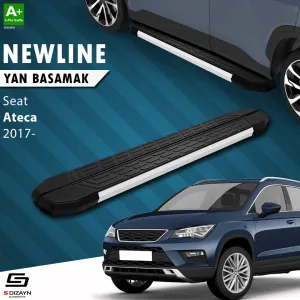 S-Dizayn Seat Ateca NewLine Aluminyum Yan Basamak 173 Cm 2017 Üzeri A+ Kalite thumb 1