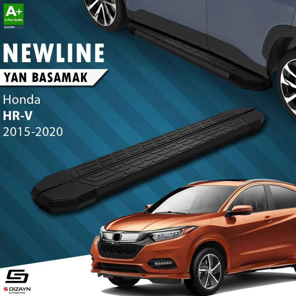 Honda HR-V 2 NewLine Siyah Yan Basamak 173 Cm 2015-2020 A+ Kalite