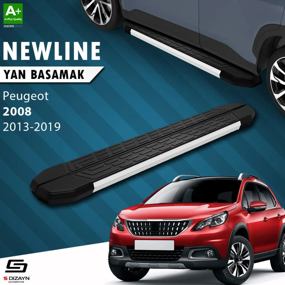 Peugeot 2008 NewLine Aluminyum Yan Basamak 173 Cm 2013-2019 A+ Kalite