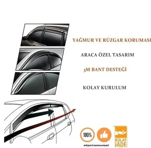 Boğaziçi uyumlu Nissan Navara 2005-2015 4 Lü Set Cam Rüzgarlığı Ön Ve Arka Parça modelleri DRS Tuning'de. Kaliteli malzeme, hızlı kargo ve güvenli alışverişle