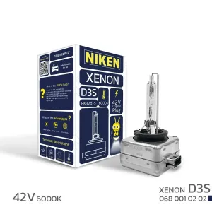 Niken uyumlu D3S XENON FAR AMPULU 42V 35W PK32d-5 6000K modelleri DRS Tuning'de. Kaliteli malzeme, hızlı kargo ve güvenli alışverişle hemen inceleyin.