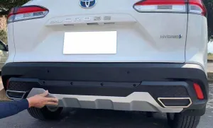 Toyota Corolla Cross 2022 Sonrası Arka Tampon Koruma Difüzör (İthal) - Görsel 2
