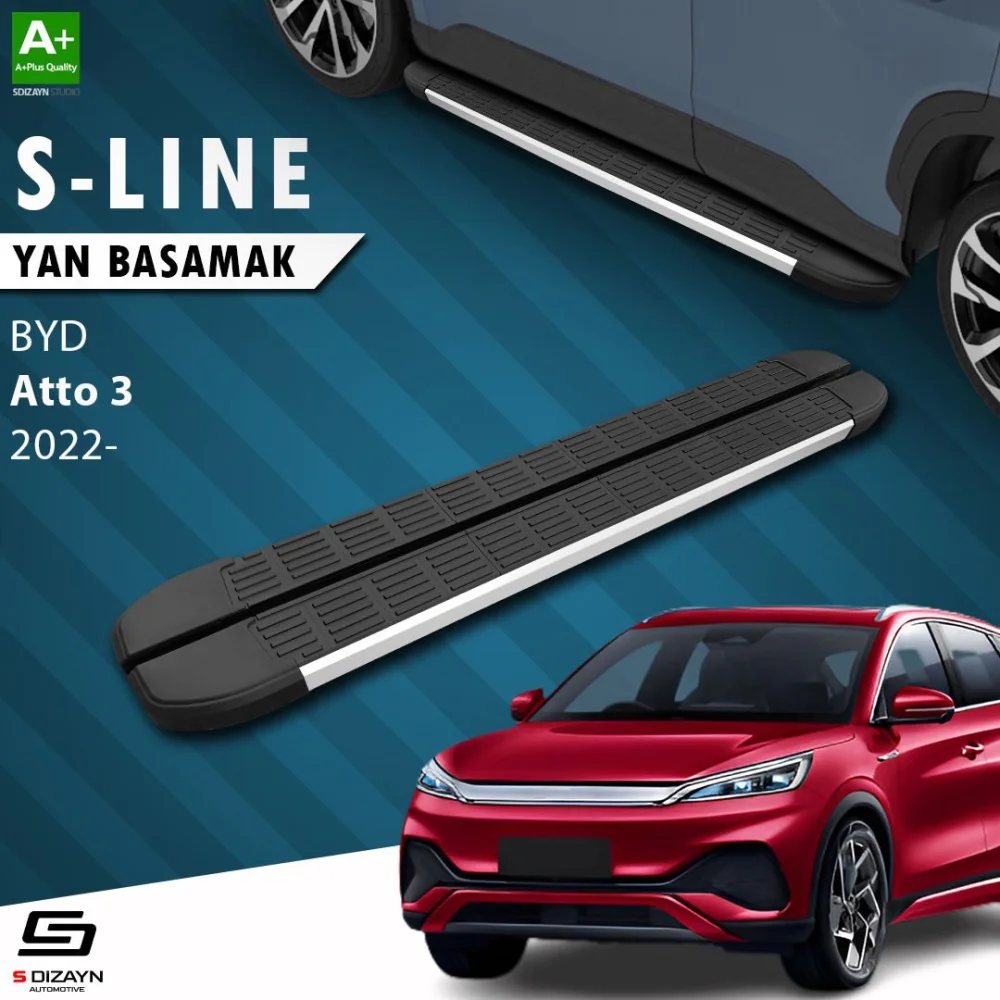 BYD Atto 3 S-Line Aluminyum Yan Basamak 193 Cm 2022 Üzeri
