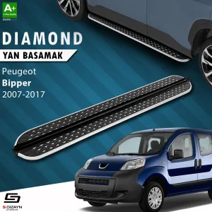 s-dizayn uyumlu Peugeot Bipper Diamond Krom Yan Basamak 173 Cm 2007-2017 modelleri DRS Tuning'de. Kaliteli malzeme, hızlı kargo ve güvenli alışverişle hemen