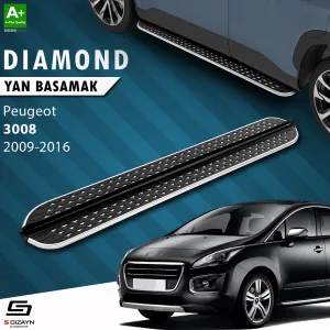 Peugeot 3008 2008-2016 (T84) uyumlu Diamond Krom Yan Basamak 183 Cm 2009-2016 modelleri DRS Tuning'de. Kaliteli malzeme, hızlı kargo ve güvenli alışverişle