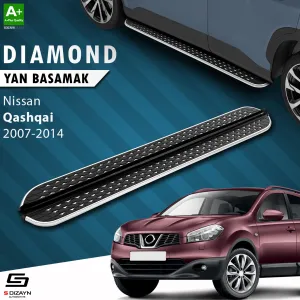 Nissan Qashqai 2006-2013 (J10) uyumlu Diamond Krom Yan Basamak 173 Cm 2007-2014 modelleri DRS Tuning'de. Kaliteli malzeme, hızlı kargo ve güvenli alışverişle
