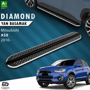 Mitsubishi ASX 2010-Günümüz (GA0) uyumlu Diamond Krom Yan Basamak 183 Cm 2010 Üzeri modelleri DRS Tuning'de. Kaliteli malzeme, hızlı kargo ve güvenli