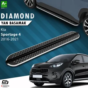 Kia Sportage 2015-2021 (QL) uyumlu 4 Diamond Krom Yan Basamak 173 Cm 2016-2021 modelleri DRS Tuning'de. Kaliteli malzeme, hızlı kargo ve güvenli alışverişle