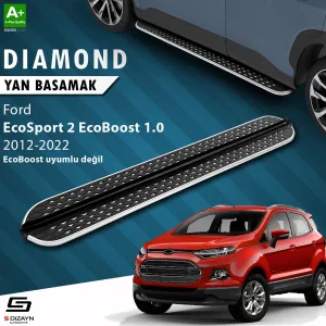 Ford EcoSport 2012-2023 (B515) uyumlu 2 Diamond Krom Yan Basamak 173 Cm 2012-2022 modelleri DRS Tuning'de. Kaliteli malzeme, hızlı kargo ve güvenli alışverişle