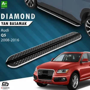 Audi Q5 2008-2017 (8R) uyumlu Diamond Krom Yan Basamak 183 Cm 2008-2016 modelleri DRS Tuning'de. Kaliteli malzeme, hızlı kargo ve güvenli alışverişle hemen