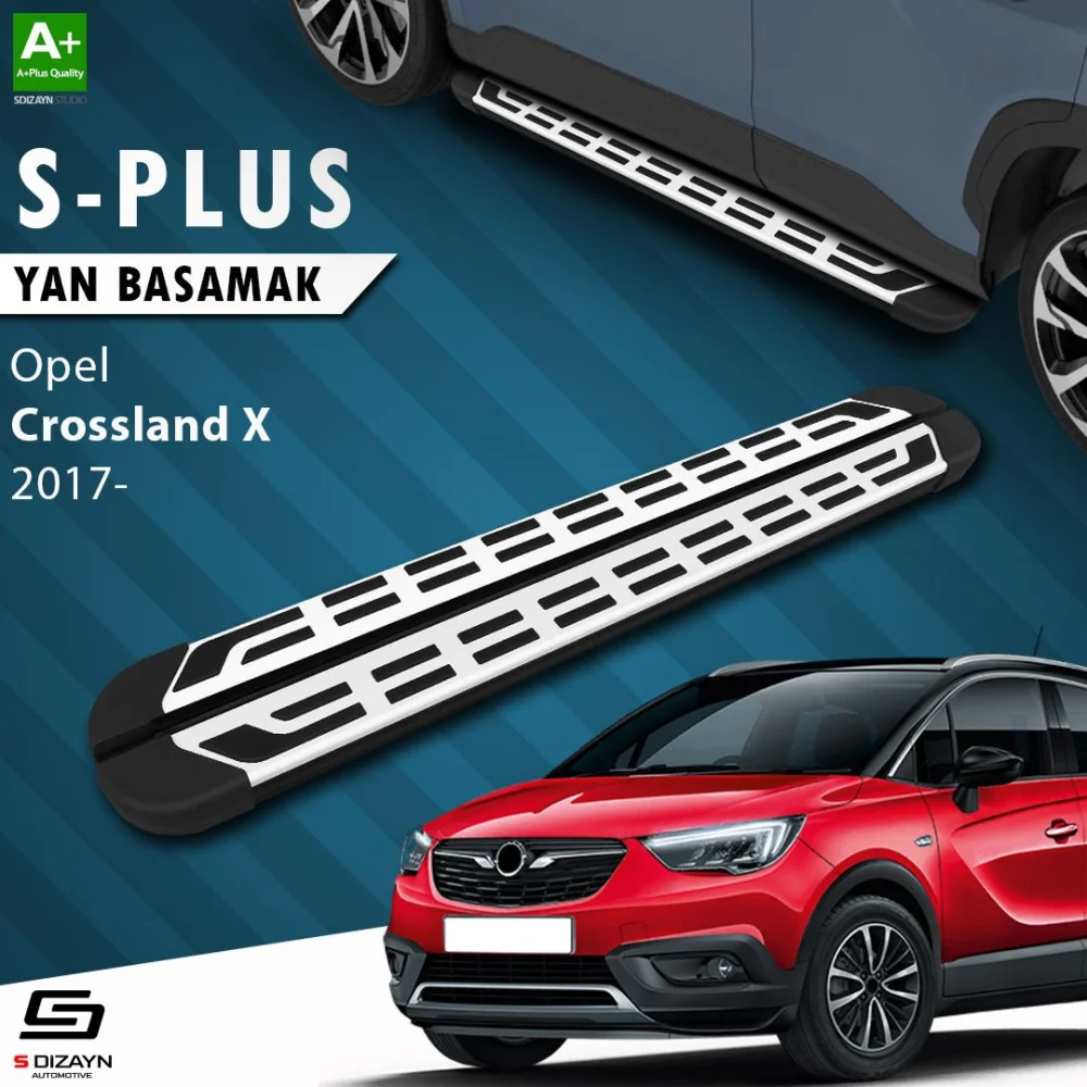 S-Dizayn Opel Crossland X S-Plus Gri Yan Basamak 173 Cm 2017 Üzeri