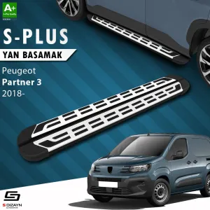 Peugeot Partner 2018-Günümüz (K9) uyumlu 3 S-Plus Gri Yan Basamak 203 Cm 2018 Üzeri modelleri DRS Tuning'de. Kaliteli malzeme, hızlı kargo ve güvenli
