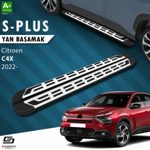 Citroen C4 / C4X 2022-Günümüz uyumlu C4 X S-Plus Gri Yan Basamak 183 Cm Etekli 2022 Üzeri modelleri DRS Tuning'de. Kaliteli malzeme, hızlı kargo ve güvenli