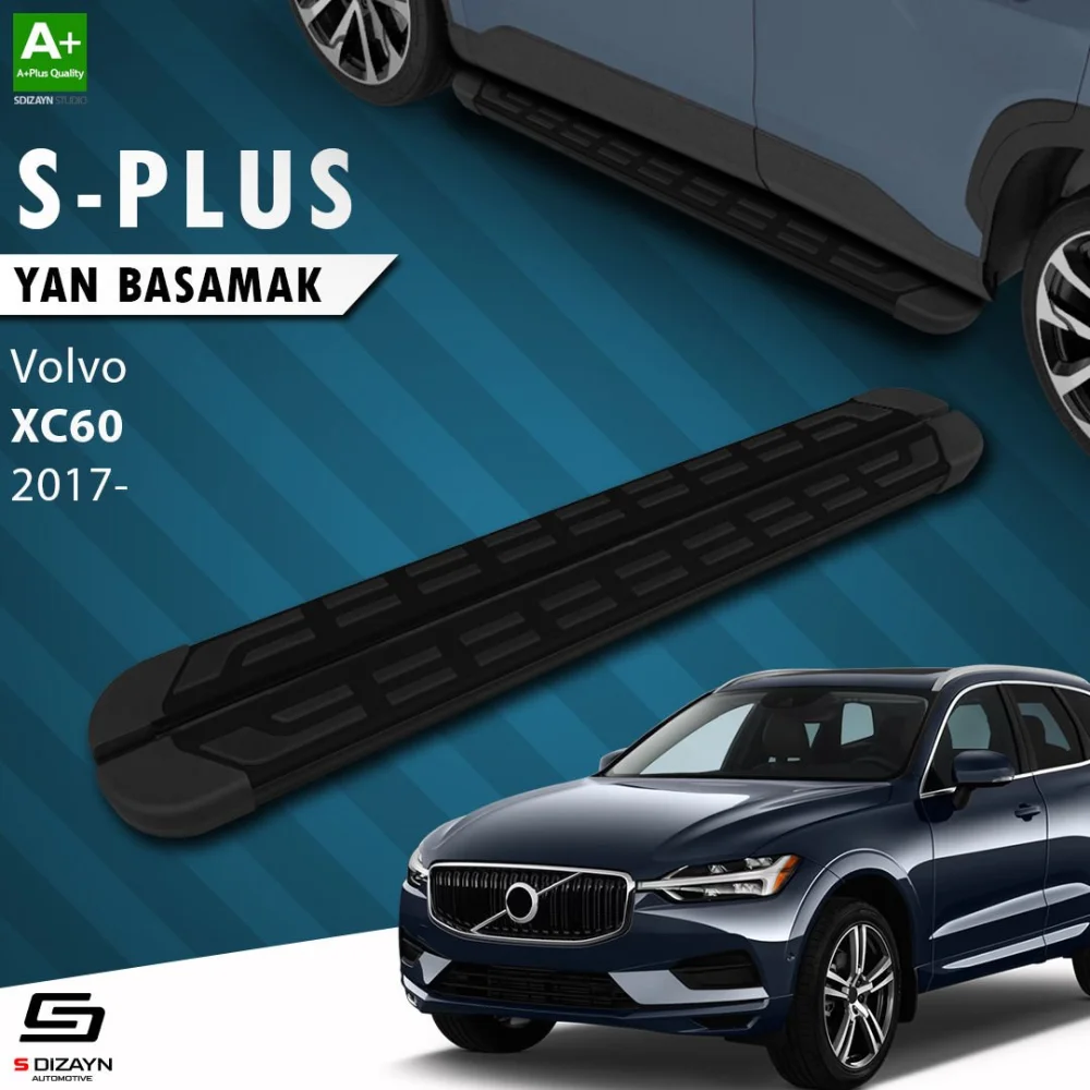 Volvo Xc60 2 S-Plus Siyah Yan Basamak 193 Cm 2017 Üzeri